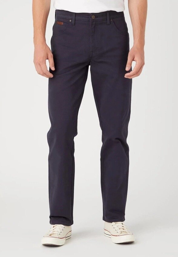 Wrangler Texas Slim Męskie Spodnie Jeansowe Dark Navy W12S93XAE