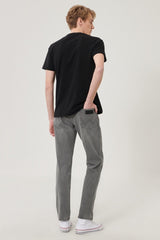 WRANGLER TEXAS SLIM MĘSKIE SPODNIE JEANSOWE FUNK GREY W12SHT32L 112126506