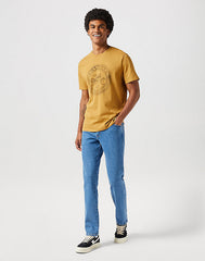 Wrangler Męskie Spodnie Jeansowe Texas Slim Barn 112351257 W12S017974