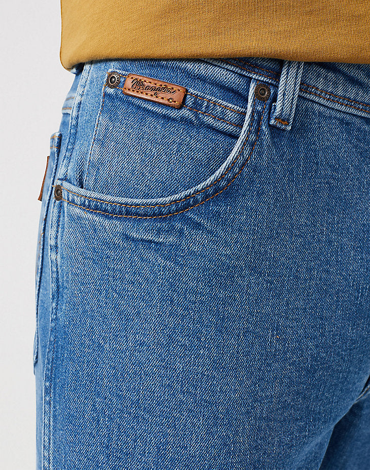 WRANGLER TEXAS SLIM MĘSKIE SPODNIE JEANSOWE JEANSY BARN 112351257 W12S017974