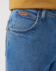 Wrangler Męskie Spodnie Jeansowe Texas Slim Barn 112351257 W12S017974