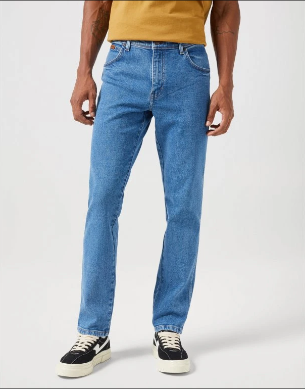 WRANGLER TEXAS SLIM MĘSKIE SPODNIE JEANSOWE JEANSY BARN 112351257 W12S017974