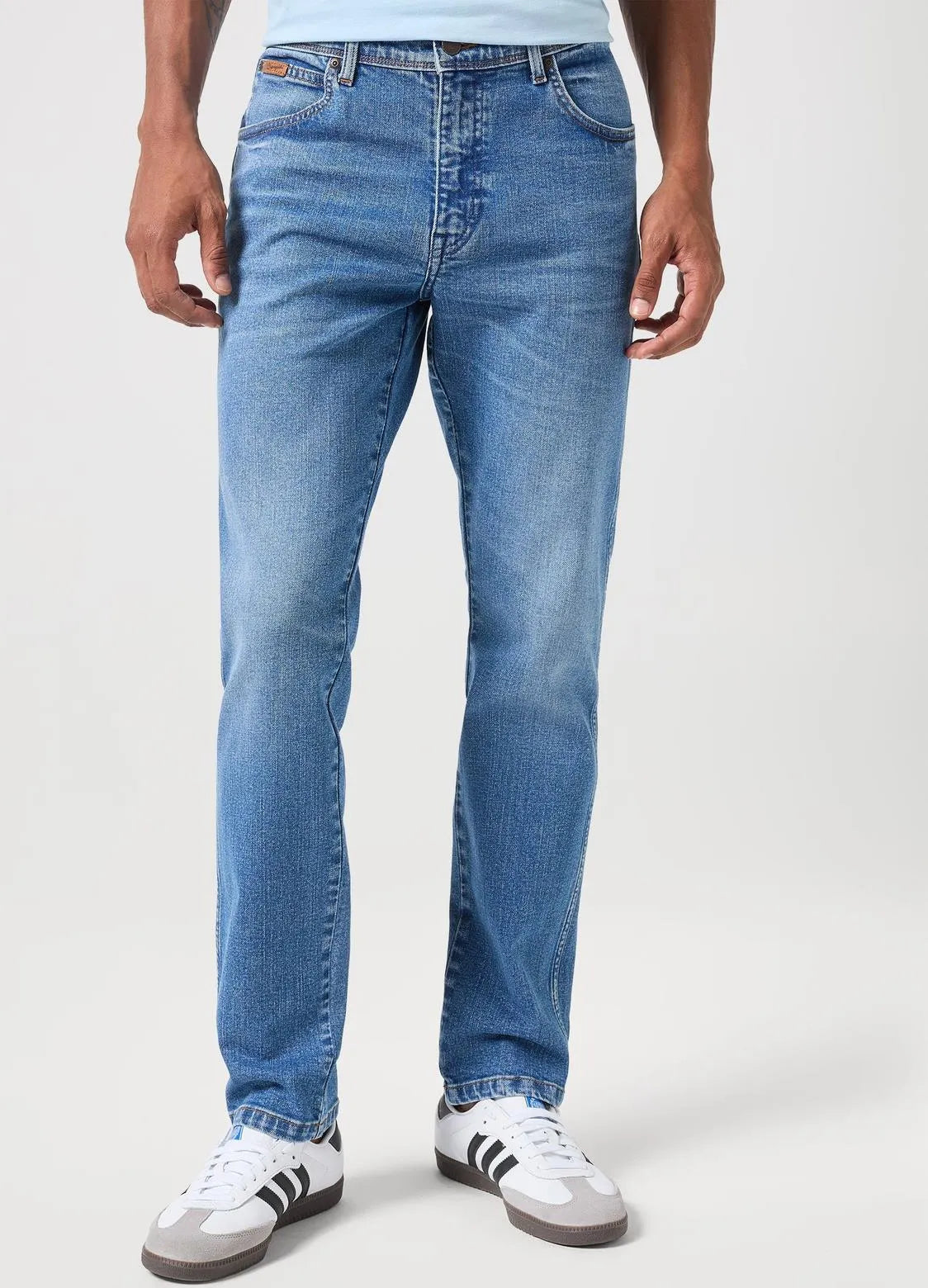 Wrangler Texas Slim Męskie Spodnie Jeansowe Jeansy Dżinsy Guardian 112350866 W12S017965