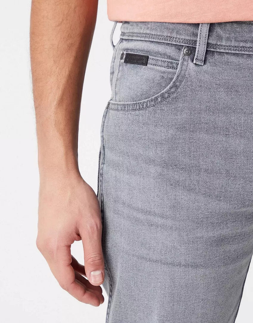 WRANGLER TEXAS SLIM MĘSKIE SPODNIE JEANSOWE JEANSY GOLDEN GREY W12S3039H 112145786