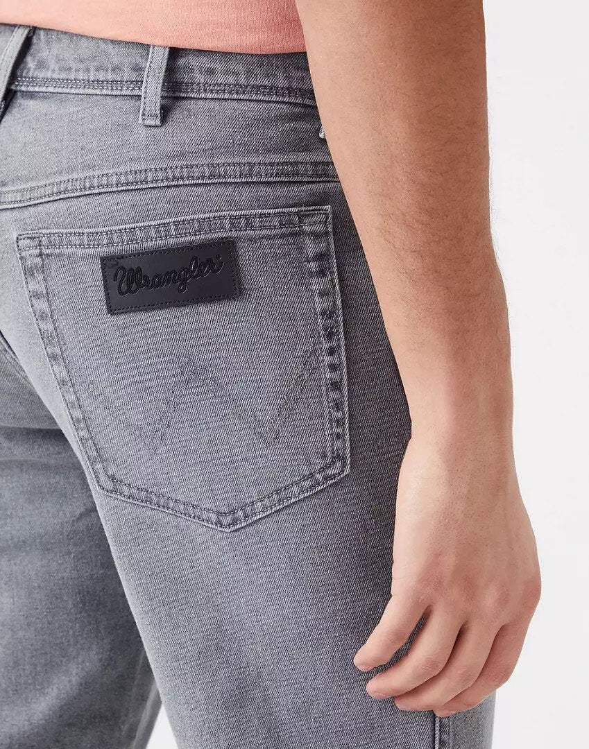 WRANGLER TEXAS SLIM MĘSKIE SPODNIE JEANSOWE JEANSY GOLDEN GREY W12S3039H 112145786