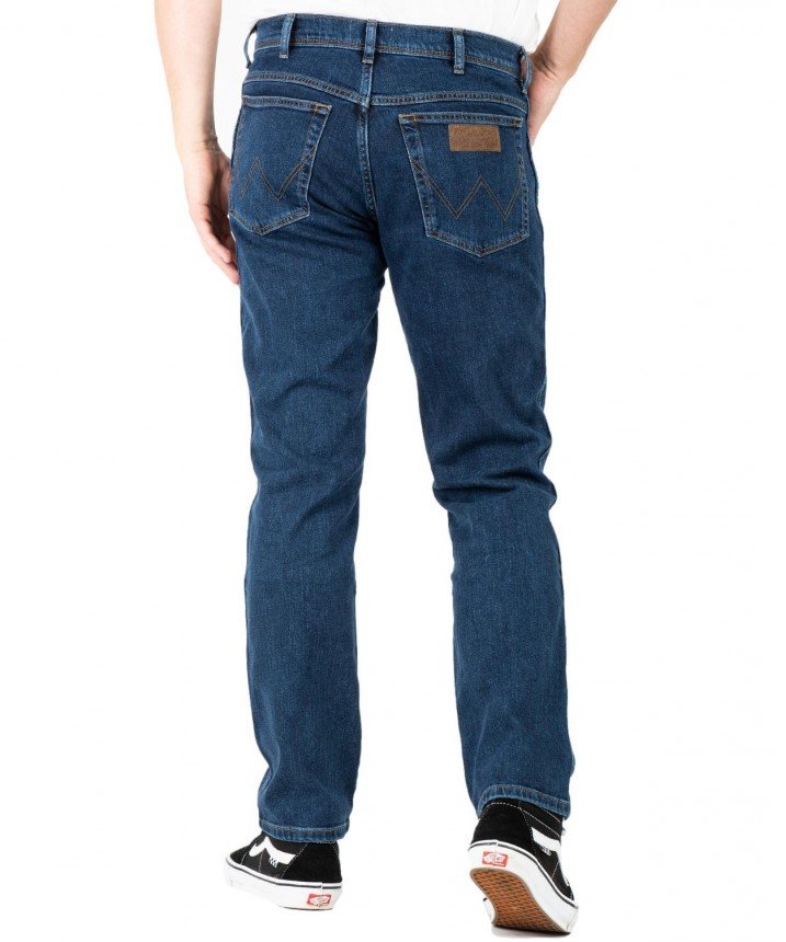 Wrangler Texas Slim Męskie Spodnie Jeansowe Shy Boy W12SOCR27 112319231