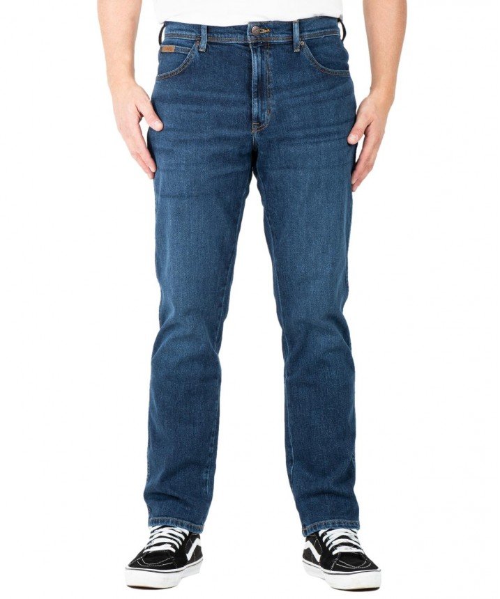 Wrangler Texas Slim Męskie Spodnie Jeansowe Shy Boy W12SOCR27 112319231