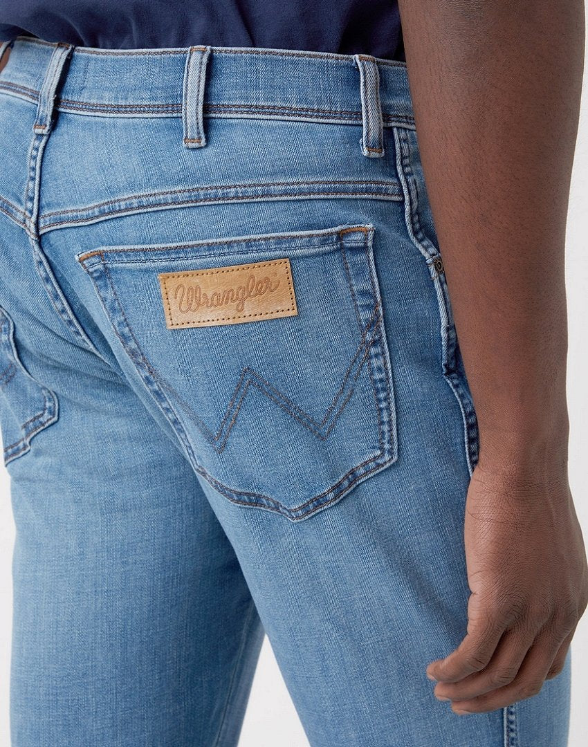 Wrangler Texas Slim Męskie Spodnie Jeansowe The Story W12S7424J 112319197