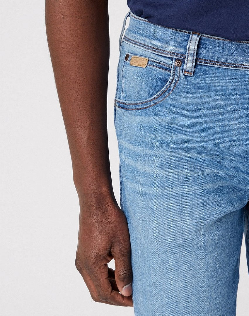 Wrangler Texas Slim Męskie Spodnie Jeansowe The Story W12S7424J 112319197