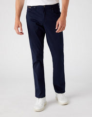 WRANGLER TEXAS SLIM MĘSKIE SPODNIE MATERIAŁOWE NAVY W12SEA114 112145790