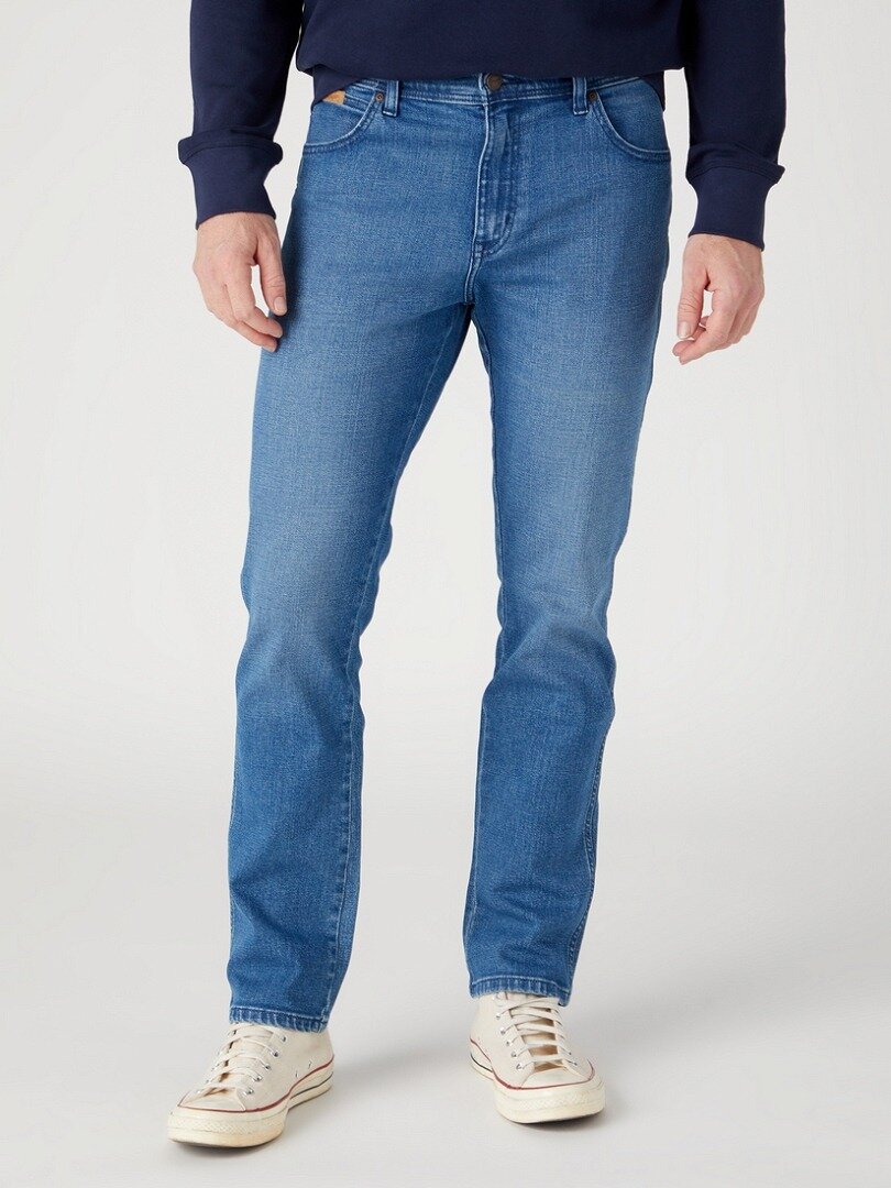 Wrangler Texas Slim Męskie Spodnie Jeansowe Easy Days W12SHN42M 112328892