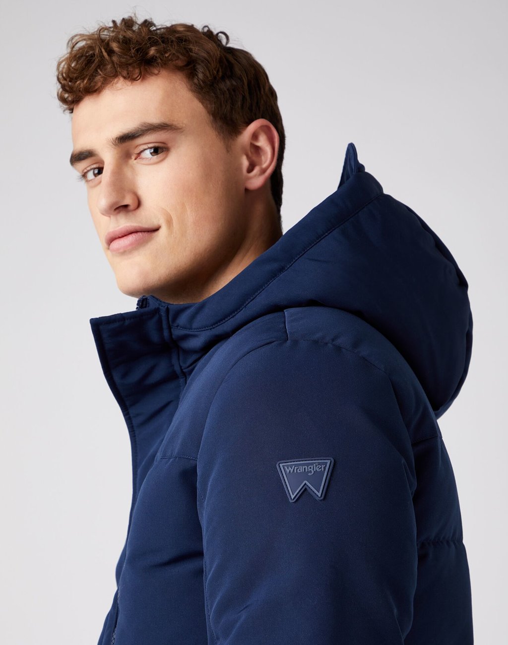 WRANGLER THE BODYGUARD MĘSKA KURTKA ZIMOWA NAVY W4D7WW114 112141359