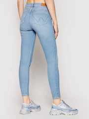 SPODNIE DAMSKIE WRANGLER HIGH RISE SKINNY SOFT CLOUD W27HZI29R 112128152